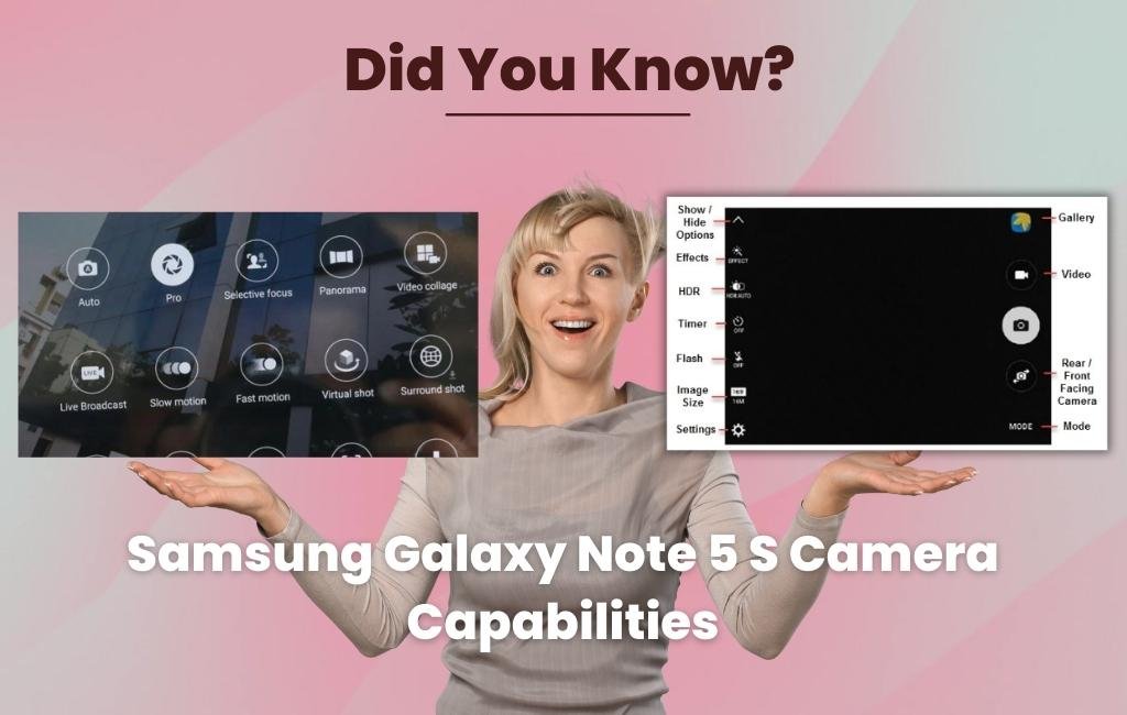 Samsung Galaxy Note 5 S Camera Capabilities