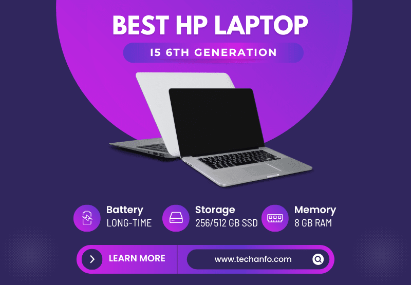 HP Laptop i5 6th Generation 8GB Ram 256GB SSD