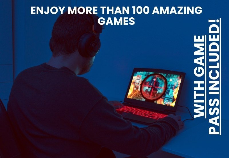 Enjoy more than 100 amazing games with Game Pass included!
