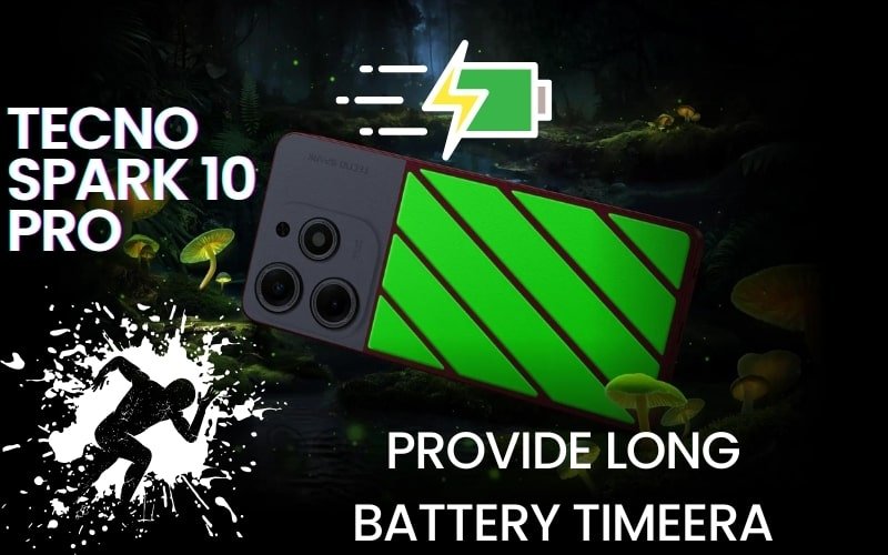 Tecno Spark 10 Pro Provide Long Battery Time